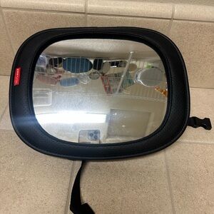 Black Car Seat Mirror with Strap